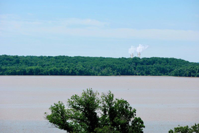 Conceptual image of proposed gas facility on Potomac River